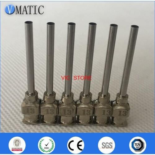 Free Shipping 12Pcs 1 Inch Tip Length 13G Blunt Stainless Steel Dispensing Needles Dispenser Needle Tips With Factory Price