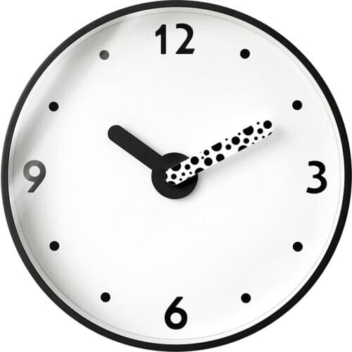 Black And White Wall Clock Silent Wall Clock Decor Nordic Digital Wall Clock Modern Design Duvar Saati Room Decoration BW50WC