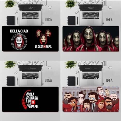 FHNBLJ High Quality Spain TV Money Heist House of Paper Silicone large small Pad to Mouse Game Rubber Computer Gaming mousepad