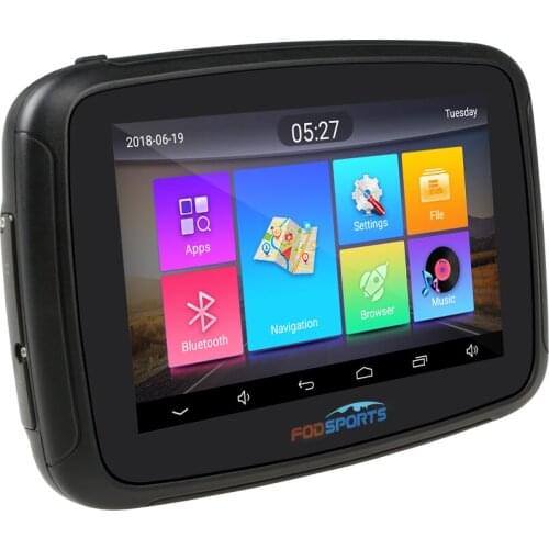 FODSPORTS Waterproof IPX7 5 Inch 16G Android 6.0 gps for motorbikes gps motorcycle navigator speedometer