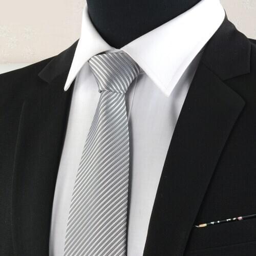 Mens Tie Stripe Solid Fashion Ties for Men Wedding Suit Business Party Classic Wedding Casual Black Shirt Accessories Necktie