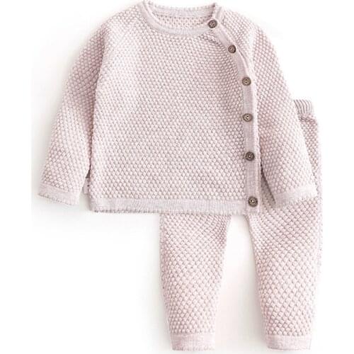 Toddler Baby Boys Clothing Sets Autumn Infant Cotton knitting Sports Suits Hoodies Jackets Pants 2PCS Newborn Boy Tracksuit