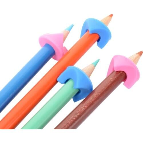 JESJELIU 5PCS Children Pencil Holder Pen Writing Grip Posture Correction Device Tool New