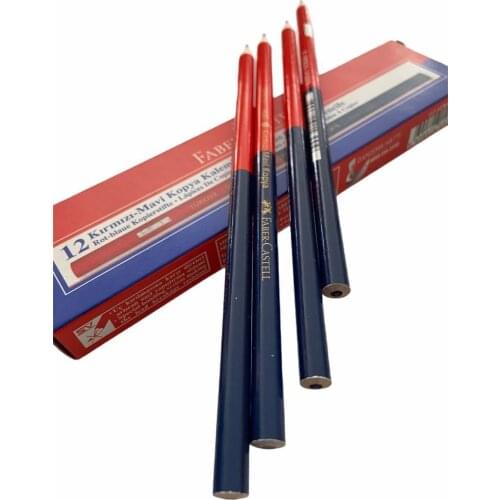 Faber Castell 1430 Red-Blue Copying Pencils 12 Pieces