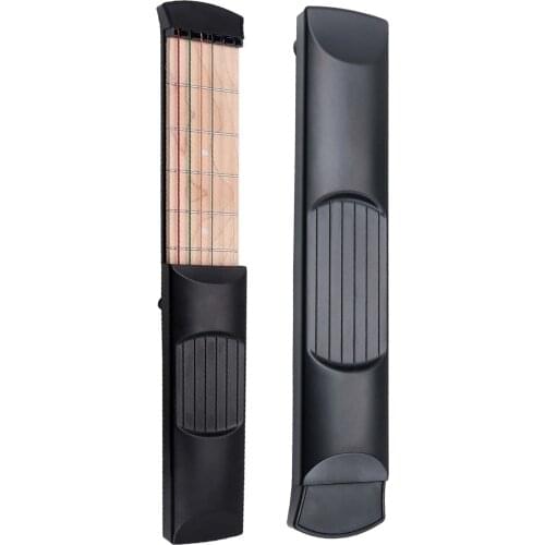 Pocket Guitar Colorful Chord Trainer Guitar Trainer Guitar Practice Tool 6-String 6-Fret Model for Beginners guitar accessories