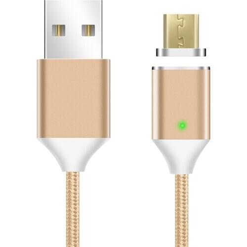 Magnetic Mantis Nylon Braided Micro USB Magnet Cable Fast Charging Data Sync Charger Cable for Xiaomi Samsung Android