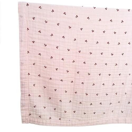 47x47 Inches Baby Muslin Swaddle Blanket Newborn Infant Boys Girls Cute Cherry Lemon Print Soft Swaddling Wrap Towel