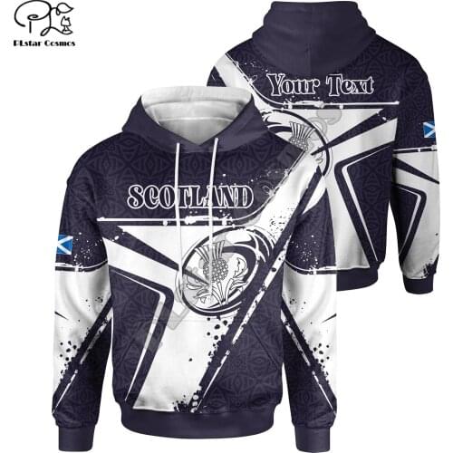 PLstar Cosmos Newest Fashion Scotland Lion Symbol 3D Print Hoodie Sweatshirts Flag Zip Hooded Men/Women Casual Streetwear S4