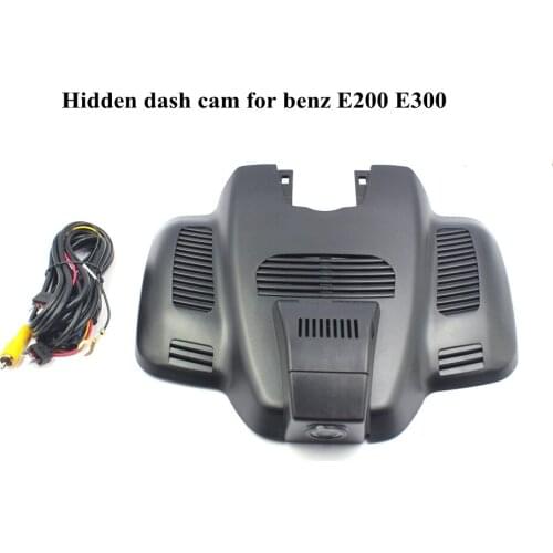 PLUSOBD Hidden Dash Cam Wifi Car DVR For Benz E200 E300 2016-17 HD 1080P 170 Degree Original Car Styling G-sensor App Control