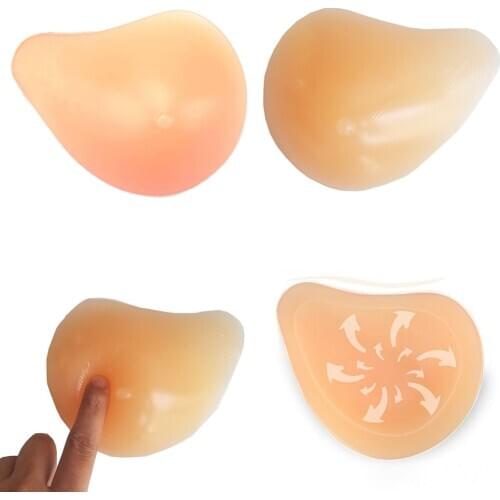 Silicone Breast Forms Mastectomy Transvestite Bra Pads Insert A/B/C/D Cup