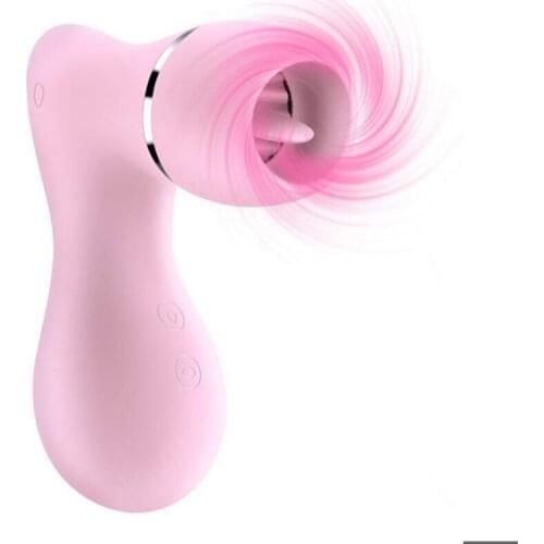 Tongue Sucking Female Masturbator Sucking Milk Licking Clitoris G-spot Orgasm Silicone Sex Product Blowjob Female Masturbator