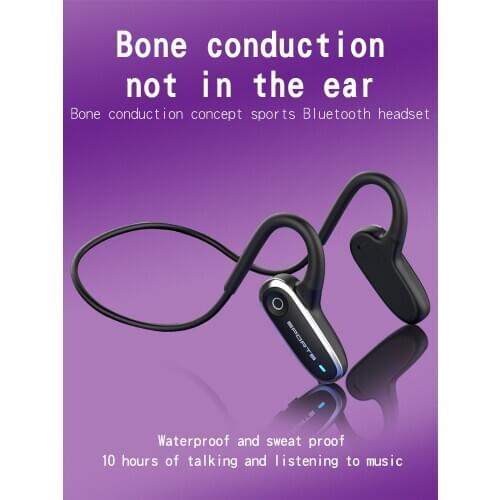 New G68 Sports Bone Conduction Earphones Bluetooth 5.0 Headset For Smartphone Comfortable to Wear Ear Hook With Mic Headphones