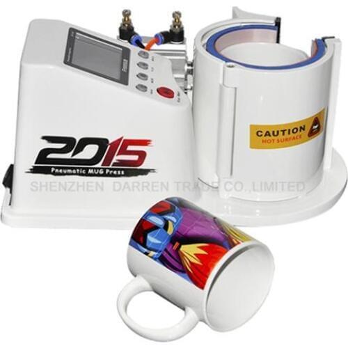 Printing cup machine Multi-function Heat Transfer Press Thermal Printing Mug Cup Machine Mini Pneumatic Vertical ST110