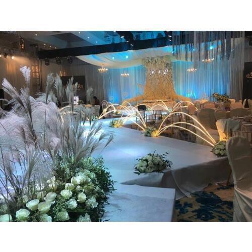 Wedding props welcome area layout wedding tieyi road lead decoration tieyi spiral flower rack main table flower arrangement