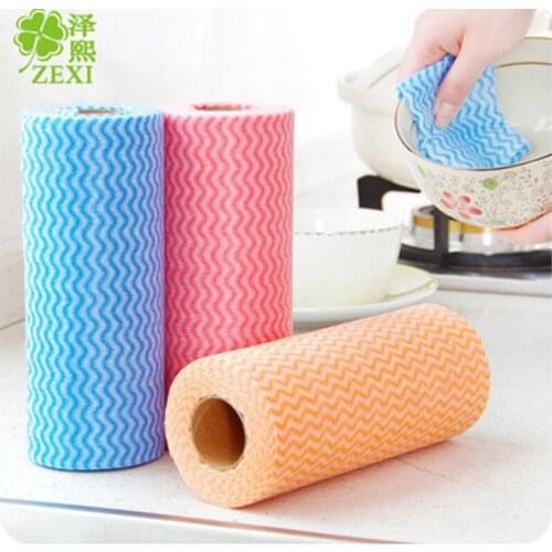 T2128 Oil-free Non-woven Dishcloth Kitchen Products Disposable Dishcloth Lazy Dishcloth