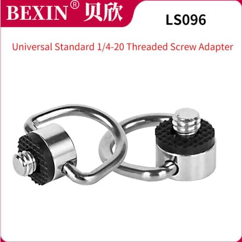 Camera Strap Screw 1/4 Inch Folding D-Ring Adapter Tripod Monopod Ball Head Quick Release Plate DSLR Camera Screw For Camera