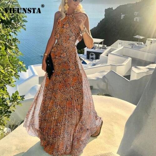 VIEUNSTA Summer Polka Dot Dresses