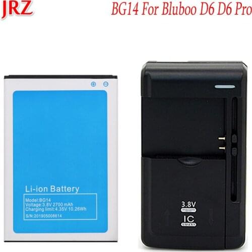 1PCS+Charge 3.8V 2700mAh BG14 Battery For Bluboo D6 D6 Pro High Quality Mobile Phone Replacement Batteries For Bluboo D6 D6 Pro