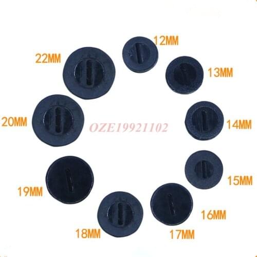 10pcs Black Plastic Screw Carbon Brush Holder Caps Case Dia. 12mm/13mm/14mm/15mm/16mm/17mm/18mm/20mm/22mm/9523 Type