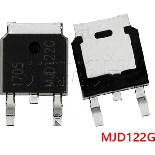 10pcs/lot MJD122G TO-252 MJD122T4G TO252 J122G MJD122 TIP122 SMD SOT-252 new original