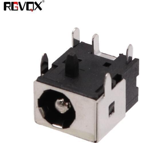 10Pcs New PJ003B 2.5MM DC Jack For ASUS M3 M6 W6 W7 Z62 series dc power jack 2.5mm center pin stands on side