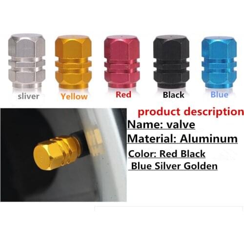 4Pcs Aluminum Car Wheel Tyre Air Valve Caps For Suzuki Swift Grand Vitara SX4 Vitara 2016 Jimmy Buick Excelle Encore Accessories