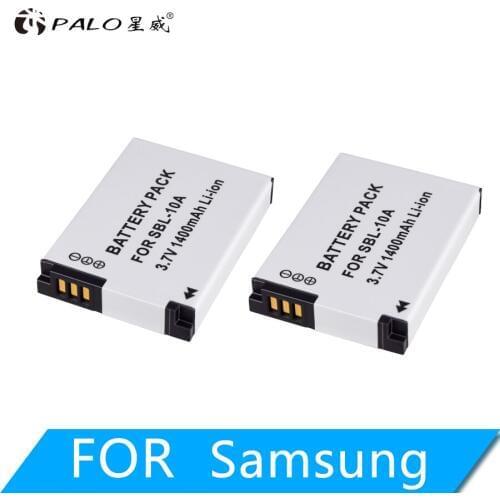 2pcs SLB-10A SLB 10A SLB10A Camera Battery For Samsung SL102 SL202 SL420 SL620 SL820 HZ10W HZ15W ES55 L100 L110 L200 L210 L310W