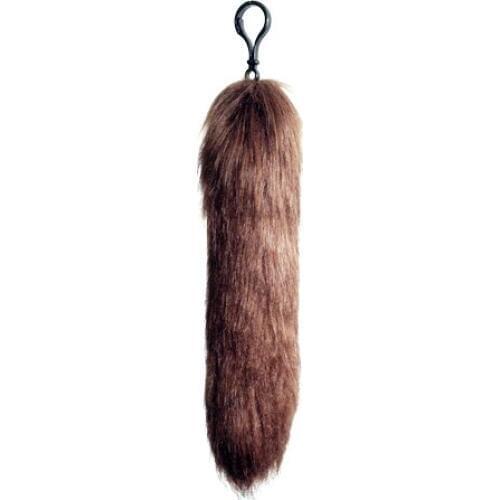 Free shipping fake fur fox tail chain faux fur tail fox keychain