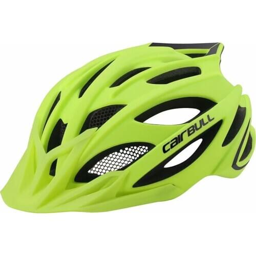 Cairbull Integrally-molded MTB Bicycle Helmet Integrated Rear Light Unisex bicycle helmet Road Mountain Helmets Safety Cap