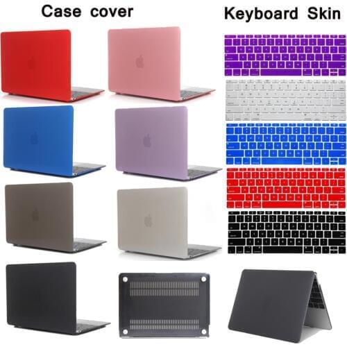 For Apple Macbook 12" Inch A1534 USA Version Crystal case + Keyboard Cover skin