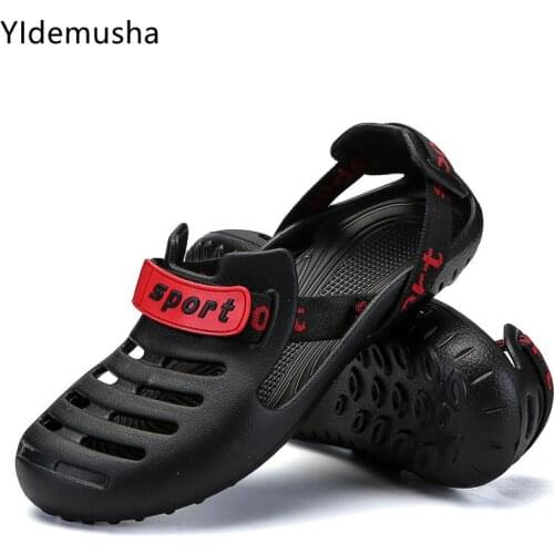2021 New Soft Sole Casual Shoes Men Sandals Summer Breathable Mesh Roman Wading Beach Slippers Foam Runners Men Swimming Sandals
