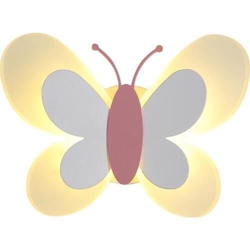 Butterfly LED Wall Lamp Wall Sconce Light 14W, Acrylic Lampshade, Warm / White Light, Creative Wall Night Light for Bedroom