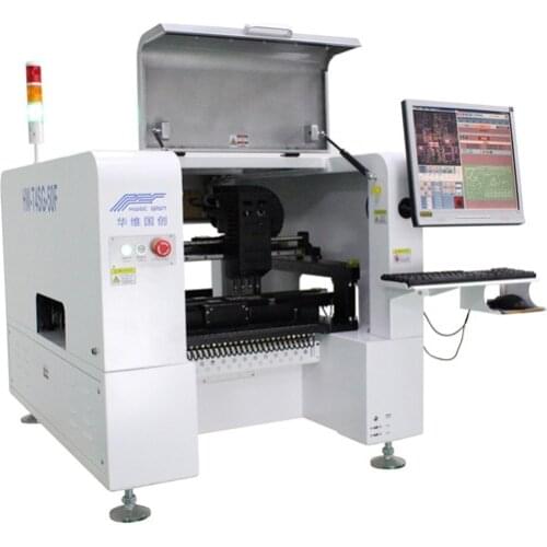 Low Price HW-T4SG-50F Pick Place Machine Automatic PCB Machine for Mounting Chip