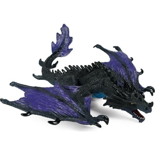 New Jurassic Solid Dinosaur Model Childrens Simulation Dinosaur Toy Night Hunting Dragon Warcraft Dragon Plastic Decoration