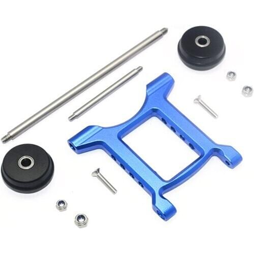 Aluminum alloy porous position adjustable angle rear anti-rolling wheel ARRMA 1/10 BIG ROCK -set MAB040R