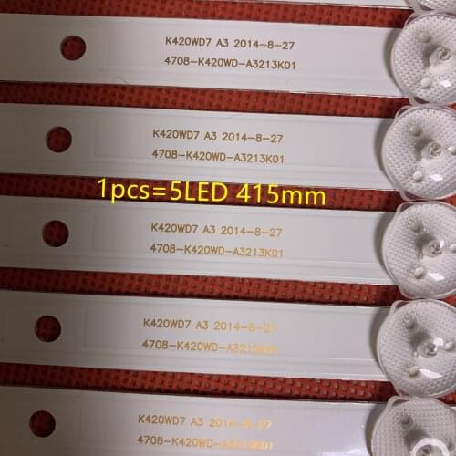 LED Backlight strip for 43PFT4001 43PFT6100S 43PHT4001 43PFF5459 42PUF6052 TH-43C500C K420WD7 4708-K420WD-A3213K01
