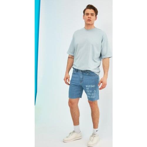 Trendyol Male Printed Regular Fit Shorts & Bermuda TMNSS21SR0153