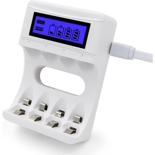 Gtf 4 for smart battery usb charger smart battery usb for aa/aaa nicd newest display batteries lcd