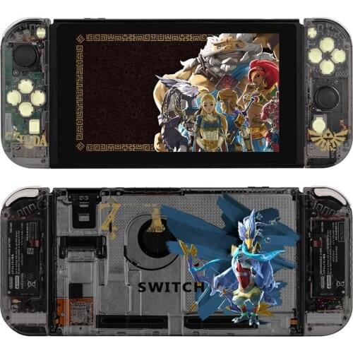 Limited edition replacement switch box cover, back panel, NS game console shell, shell with all buttons