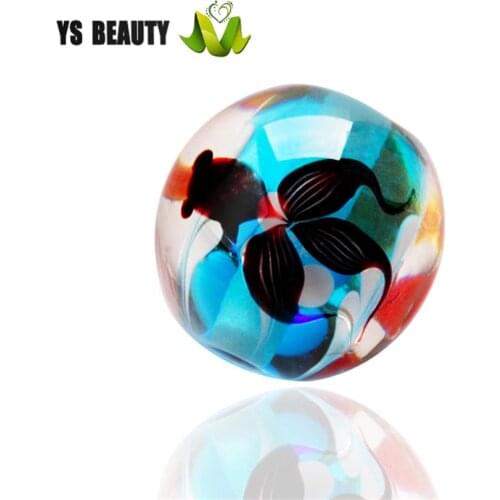 Goldfish glass beads beads beads beads beads beads hand woven bracelet DIY fascinate Japanese style glass hairpin with beads