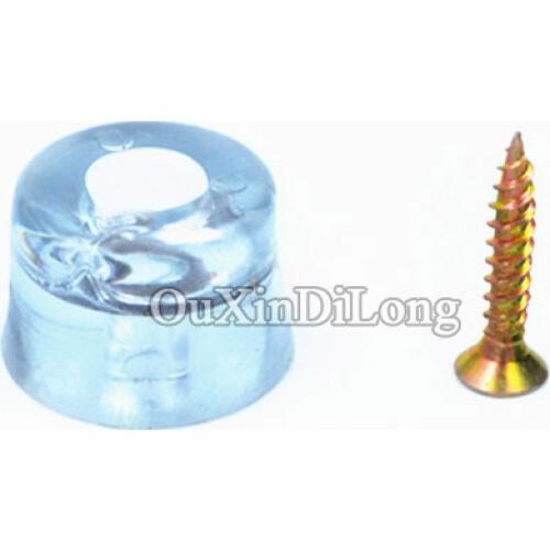 100PCS Soft & Mute Silicone Furniture Chair Table Leg Feet Pads Nails Bottom Non-slip Anti-skid Glides Wooden Floor Protector