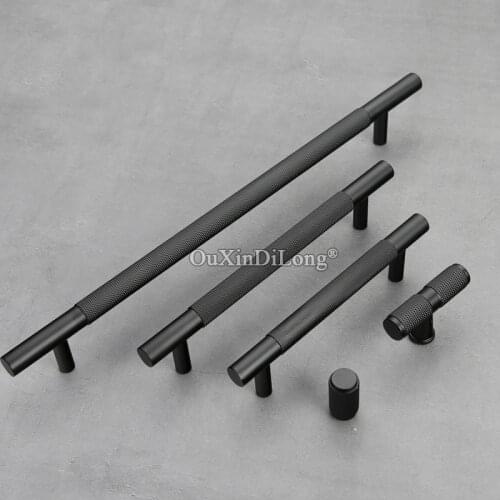 New 2PCS Plus Length Brass Knurled Furniture Handles Drawer Pulls Cupboard Wardrobe Kitchen TV Cabinet Pulls Handles and Knobs
