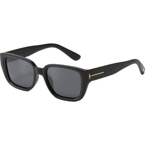 2021 luxury Fashion Brand design tom T men women TAC lens 90s Square sunglasses Mirror oculos Gafas Transparent LENS