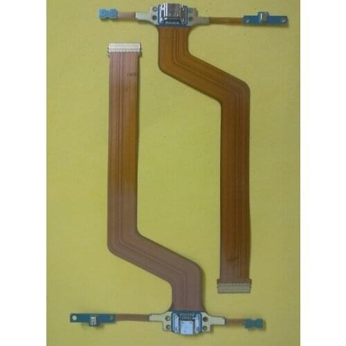 50pcs/lot For Samsung galaxy Note 10.1 P600 P601 charger charging connector usb dock port plug flex cable ribbon + Microphone