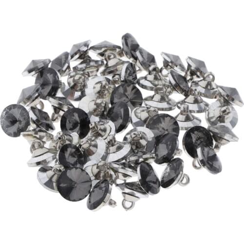 50x Crystal Clothes Sewing Buttons Cloth Buttons For Sewing Clothing Scarf