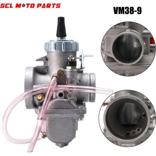 ALconstar-For Mikuni VM38 38mm VM38-9 VM Series Round Slide Motorcycle Carburetor 2 Stroke Carburetor 42-6025 13-5006 Race