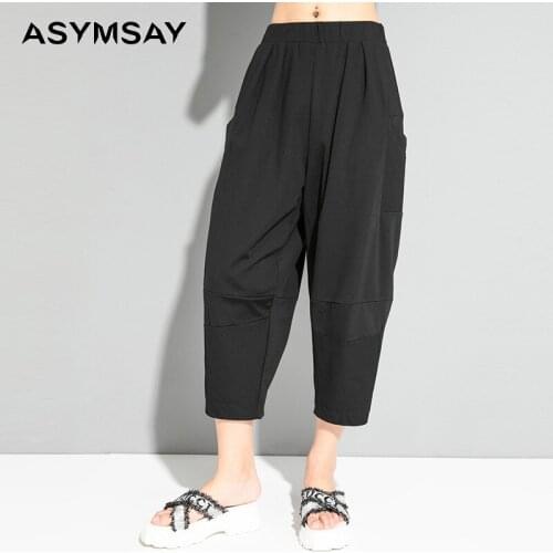 ASYMSAY Womens Summer Pants