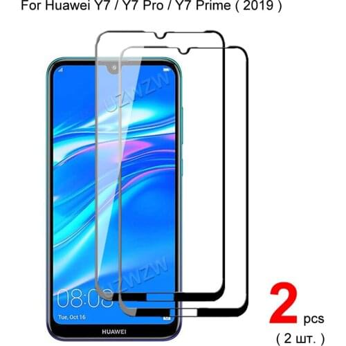2pcs Tempered Glass For Huawei Y7 Prime Pro 2019 / Y7 2019 Protective Glass Film Screen Protector For Huawei Y7 2019