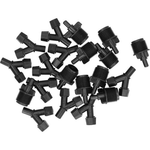 Watering and irrigation helium cylinder G1/2 Garden Sprayer Nozzle Plastic Misting Double Nozzle for Lawn Agriculture