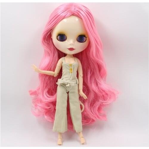 Joint body Nude Blyth Doll Factory doll Toy For Girls long hair